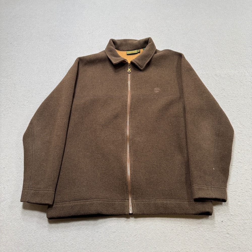 Vintage Timberland Weathergear Jacket Men's M Brown Wool Blend Workwear Canada